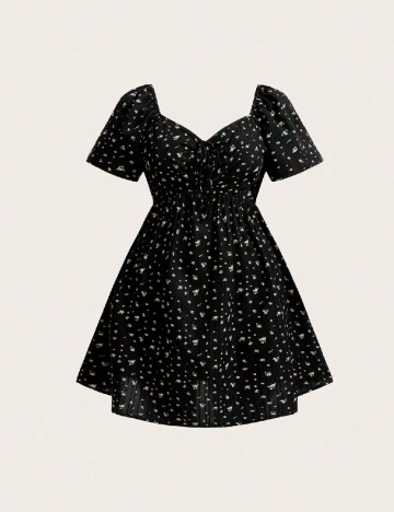 Rochie scurta SHEIN CURVE, negru