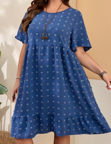 
						Rochie scurta SHEIN CURVE, albastru