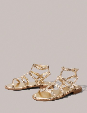 
						Sandale SHEIN, auriu