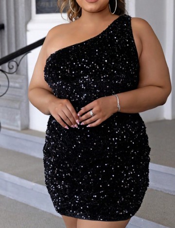 
						Rochie scurta SHEIN CURVE, negru