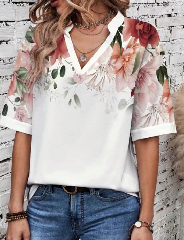 
						Bluza Emery Rose, alb