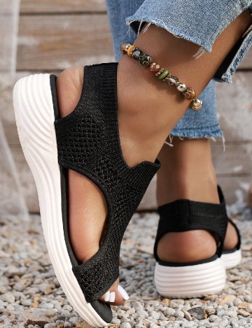 Sandale SHEIN, negru