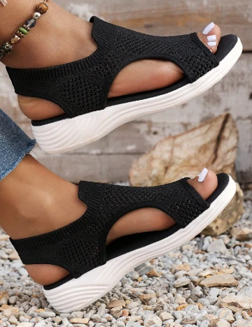 Sandale SHEIN, negru