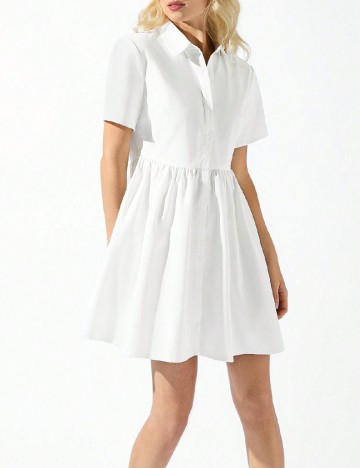 
						Rochie scurta SHEIN, alb