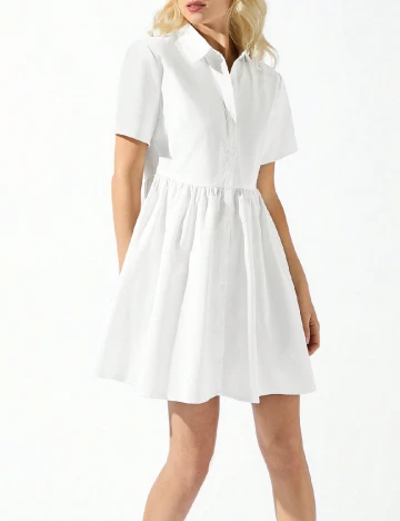 Rochie scurta SHEIN, alb