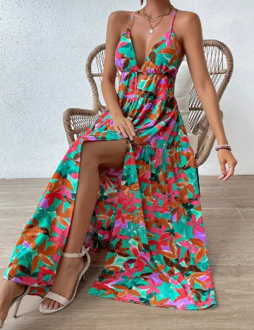 Rochie lunga SHEIN, mix culori