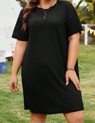 Rochie scurta SHEIN CURVE, negru