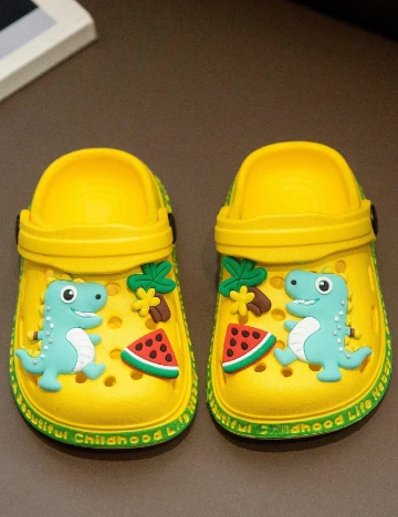 Slapi Shein Kids, galben