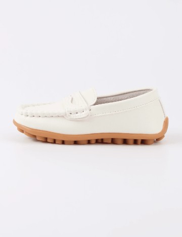 Mocasini Shein Kids, alb