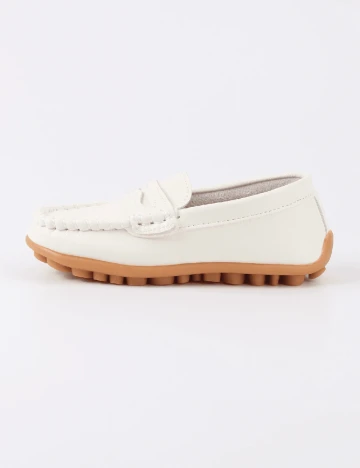 Mocasini Shein Kids, alb