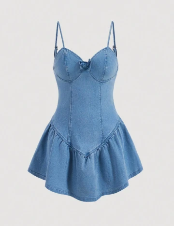 Rochie scurta SHEIN, albastru