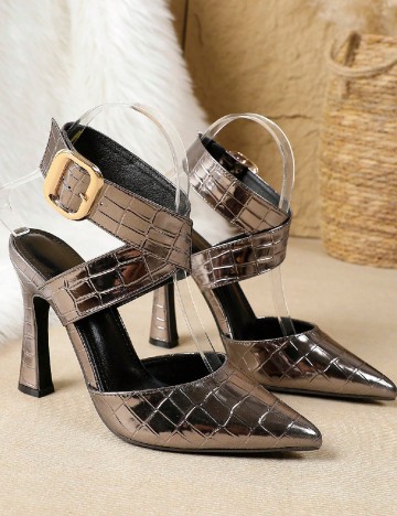 Pantofi SHEIN, argintiu