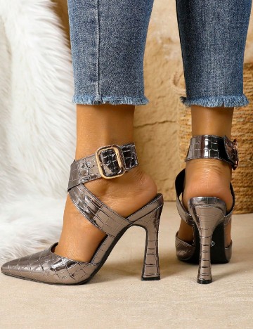 Pantofi SHEIN, argintiu