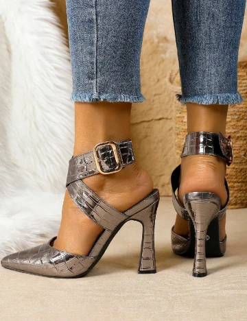 Pantofi SHEIN, argintiu