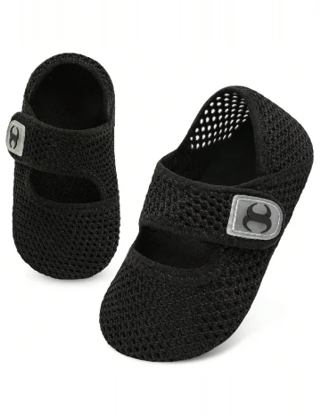 Papuci de plaja Shein Kids, negru