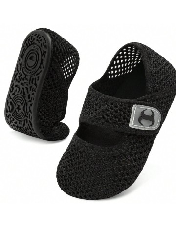 Papuci de plaja Shein Kids, negru