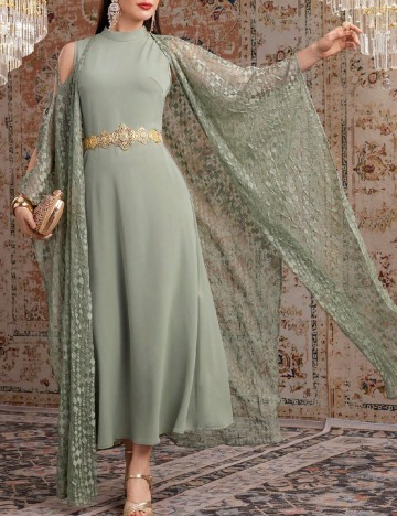 
						Rochie lunga SHEIN, verde