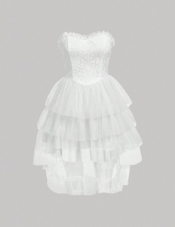 
						Rochie scurta SHEIN, alb