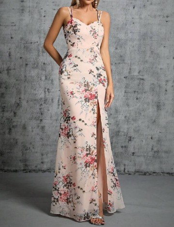 
						Rochie lunga Mgiacy, piersica