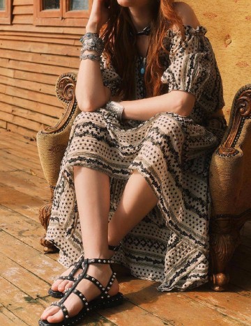 Sandale SHEIN, negru