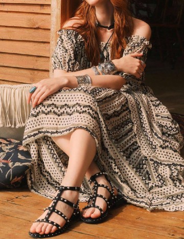 Sandale SHEIN, negru