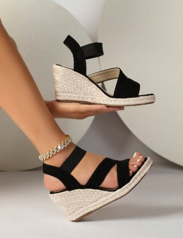 Sandale SHEIN, negru