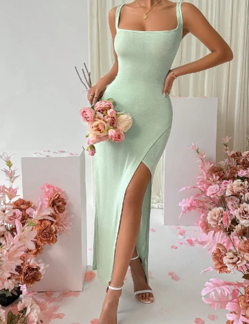 Rochie medie SHEIN, verde