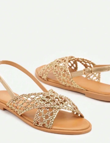 Sandale SHEIN, auriu