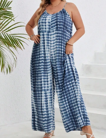 Salopeta SHEIN CURVE, albastru