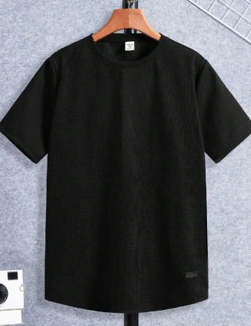 Tricou Shein Kids, negru