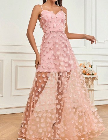 
						Rochie lunga SHEIN, roz