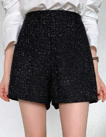 Pantaloni scurti Dazy, negru