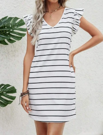 Rochie scurta SHEIN, alb