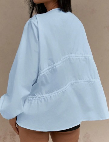 Bluza Oversize Missguided, albastru