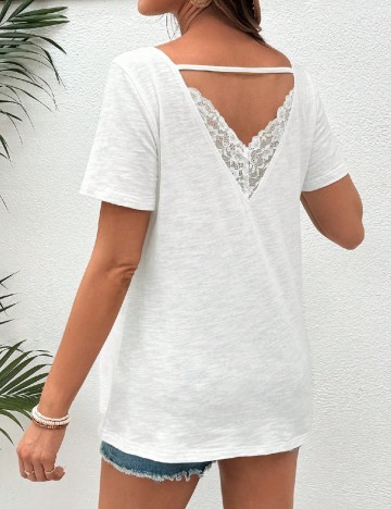 Bluza SHEIN Maternity, alb