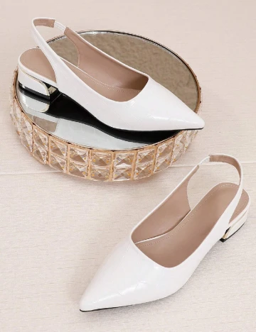 Pantofi SHEIN, alb