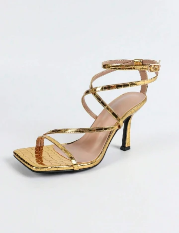 Sandale SHEIN, auriu