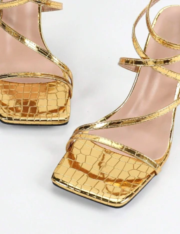 Sandale SHEIN, auriu