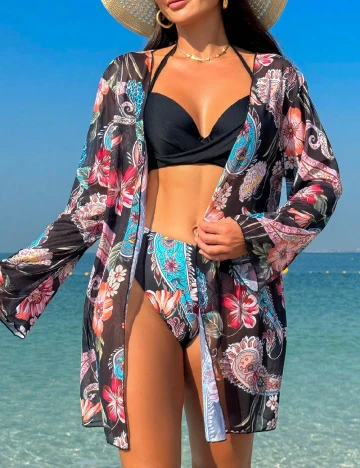 Costum de baie SHEIN, negru