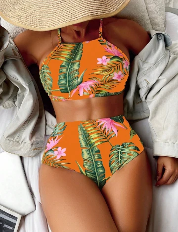 Costum de baie SHEIN, mix culori