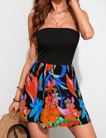 Salopeta SHEIN, mix culori