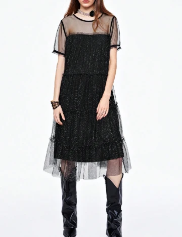 Rochie medie SHEIN, negru