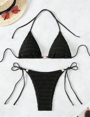 Costum de baie SHEIN, negru