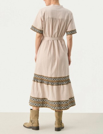 Rochie medie Part Two, crem