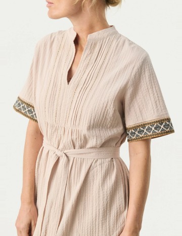 Rochie medie Part Two, crem