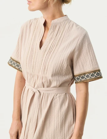 Rochie medie Part Two, crem