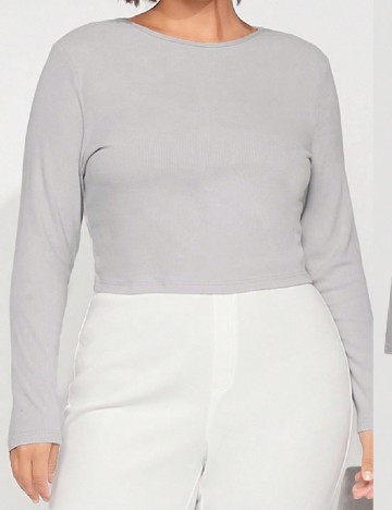 
						Bluza SHEIN CURVE, gri