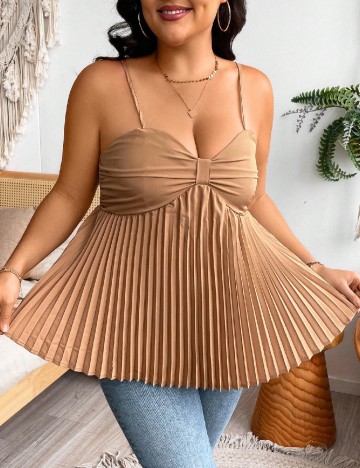 
						Maiou SHEIN CURVE, maro deschis