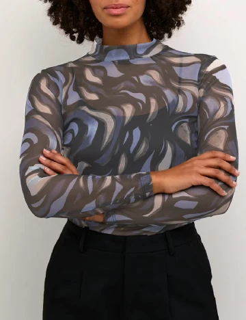 Bluza Kaffe, mix culori