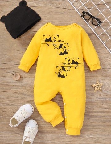 
						Salopeta Shein Kids, galben